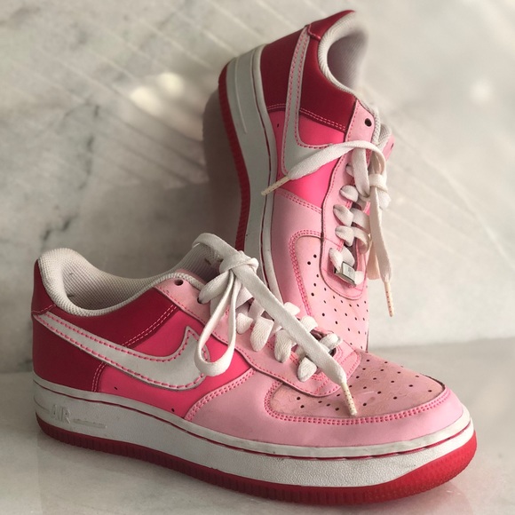 hot pink air force ones